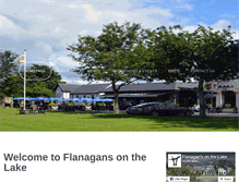 Tablet Screenshot of flanagansonthelake.com